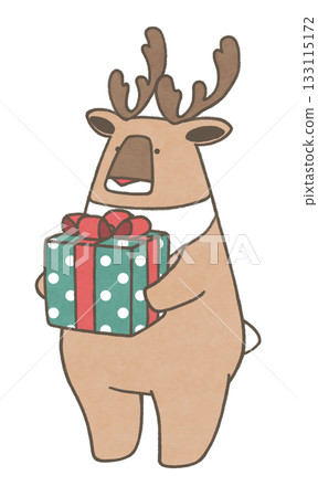 Reindeer with gifts Reindeer with gifts 133115172