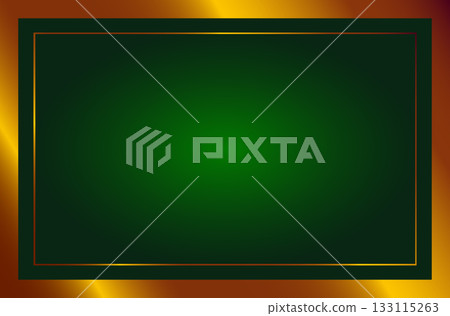 A luxurious classic frame background with a gold border and deep green tones | Frame, gold border, deep green, background, luxury, classic 133115263