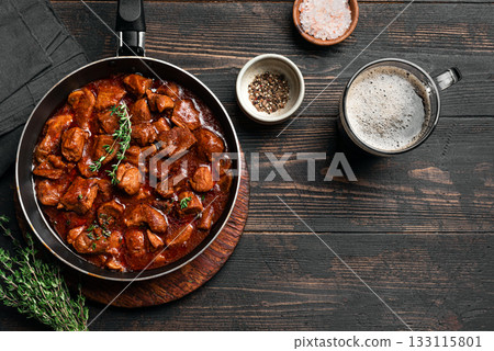 Beef Meat Stew with Beer Beef Meat Stew with Beer 133115801
