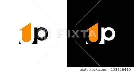 Unique and modern Up logo design 133116410