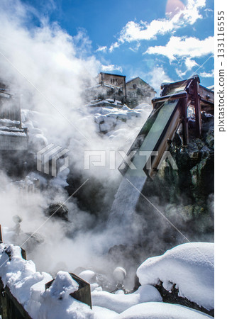 群馬縣草津溫泉的溫泉田 133116555