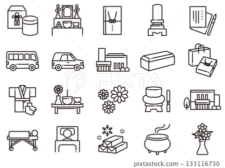 Funeral Icons 01 Funeral Icons 133116730
