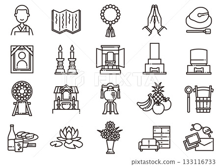 Funeral Icons 04 Funeral Icons 133116733