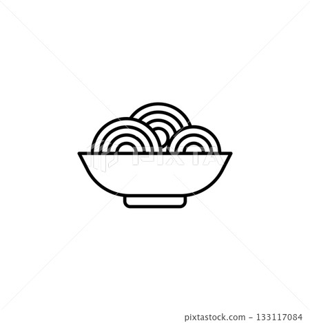 Noodle vector icon. Food icon line style. perfect use for logo, presentation, website, and more. modern icon design outline style Noodle vector icon. Food icon line style. perfect use for logo, presentation, website, and more. modern icon design outline style 133117084