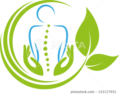 Person, spine, orthopedics, massage, physiotherapy, logo, icon Person, spine, orthopedics, massage, physiotherapy, logo, icon 133117952
