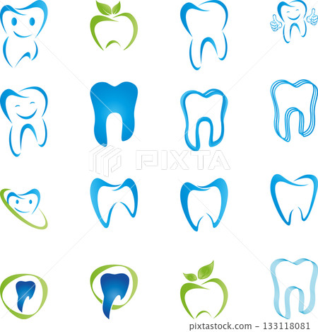 Tooth, dentistry, teeth collection, tooth logo, logos collection 133118081