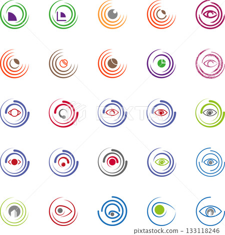 Eye, ophthalmologist, eye collection, eye logo, logo collection 133118246
