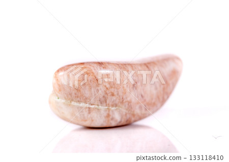 Macro mineral stone jasper on a white background Macro mineral stone jasper on a white background 133118410