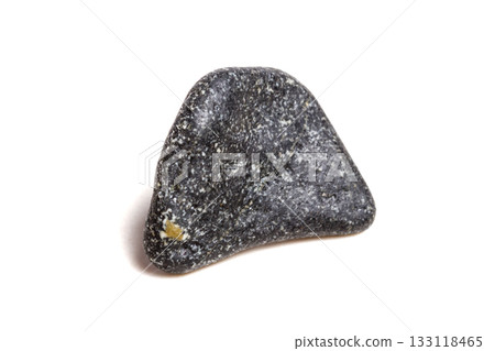 Macro mineral stone Biotite a white background Macro mineral stone Biotite a white background 133118465