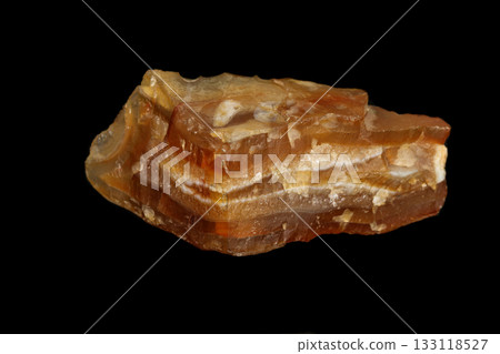 macro stone mineral agate on black background macro stone mineral agate on black background 133118527