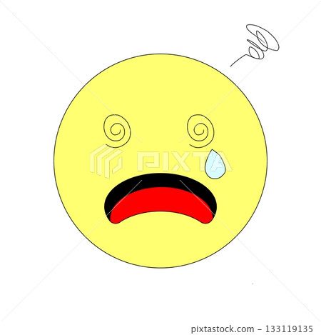 A confused expression with rolling eyes and crying A confused expression with rolling eyes and crying 133119135