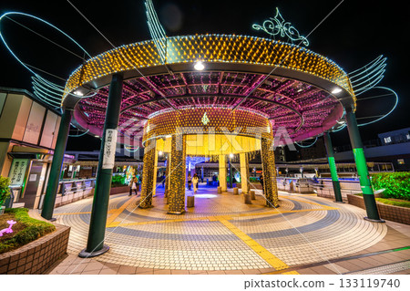 Kirari Deck illuminations in front of Mizonokuchi Station Kirari Deck illuminations in front of Mizonokuchi Station 133119740