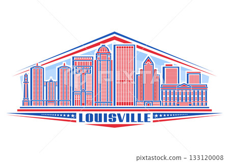 Vector illustration of Louisville Vector illustration of Louisville 133120008