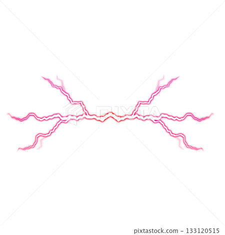 Red horizontal lightning bolt 133120515