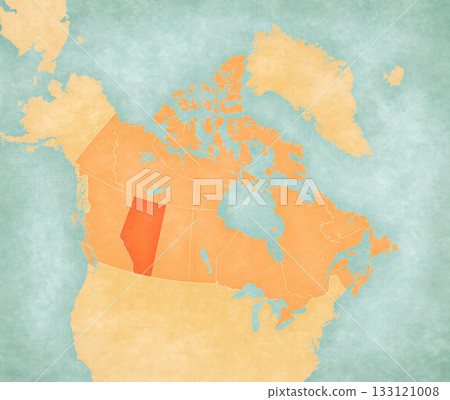 Map of Canada - Alberta Map of Canada - Alberta 133121008