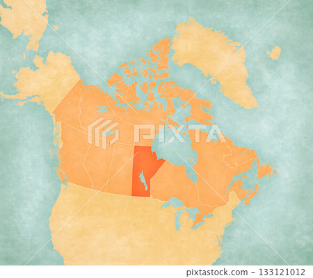 Map of Canada - Manitoba Map of Canada - Manitoba 133121012