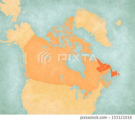 Map of Canada - Newfoundland and Labrador Map of Canada - Newfoundland and Labrador 133121016