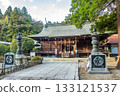 Aoba Shrine worship hall: Modern shrine front view 133121537