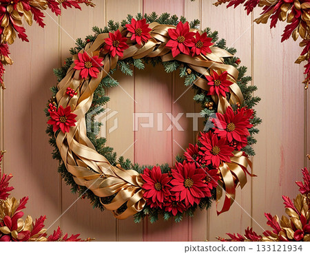 聖誕花環 聖誕花環 133121934