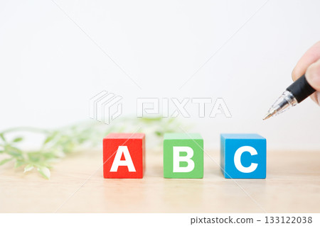 Three color blocks: A, B, and C. Three color blocks: A, B, and C. 133122038
