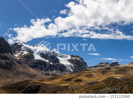 View of the Andes Mountains in the Ancash region. View of the Andes Mountains in the Ancash region. 133122080
