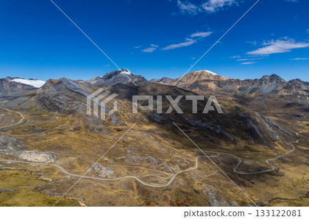 View of the Andes Mountains in the Ancash region. View of the Andes Mountains in the Ancash region. 133122081