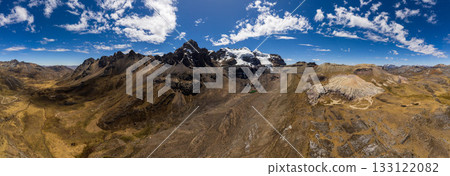 View of the Andes Mountains in the Ancash region. View of the Andes Mountains in the Ancash region. 133122082