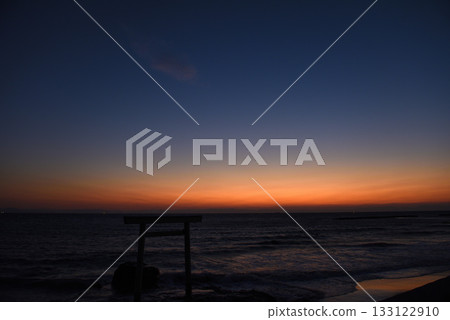 南知田市Tsubuteura的日落 133122910