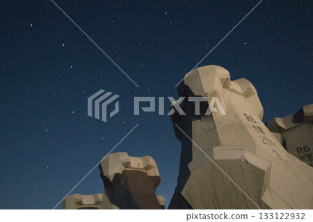 星空中閃耀的星星 133122932
