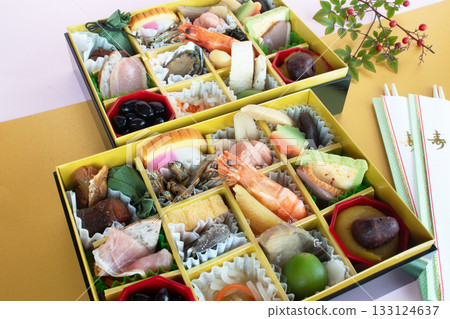 New Year dishes  133124637