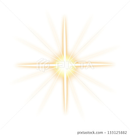 強烈的橙色光 133125882