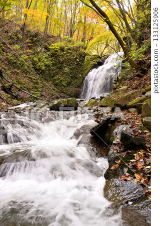 北輕井澤和淺間瀑布的秋葉 133125906