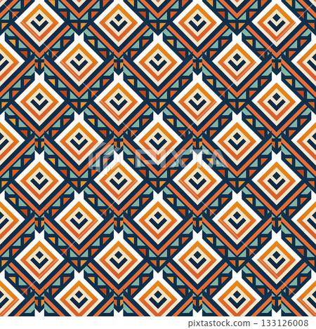 seamless tribal ethnic pattern. geometric vector pattern 133126008