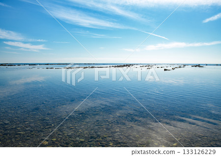 Oga Peninsula, one of Japan's 100 best beaches, Unosaki Beach, Akita Prefecture Oga Peninsula, one of Japan's 100 best beaches, Unosaki Beach, Akita Prefecture 133126229