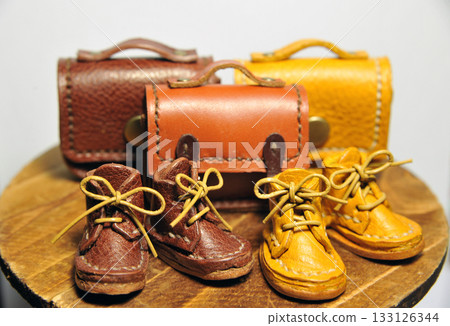 Cute miniature leather accessories Cute miniature leather accessories 133126344