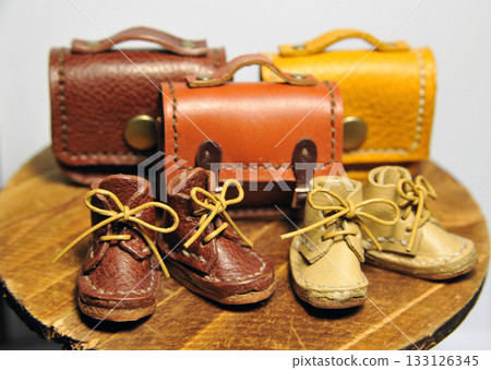 Cute miniature leather accessories Cute miniature leather accessories 133126345