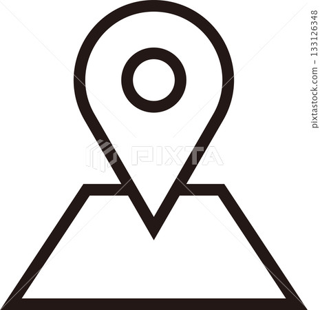 Location information mark map icon map current location Location information mark map icon map current location 133126348