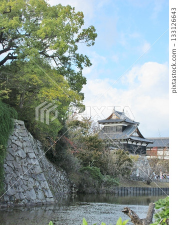Yamatokoriyama Castle: Turret and stone walls 133126643