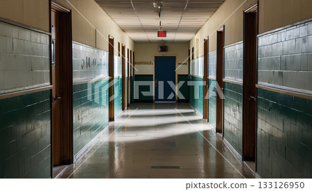 corridor in an office 133126950