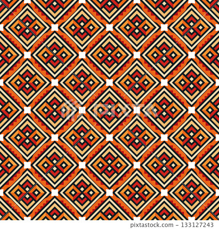 seamless tribal ethnic pattern. geometric vector pattern seamless tribal ethnic pattern. geometric vector pattern 133127243