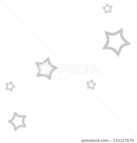 一幅簡單可愛的灰色閃光星星插圖 133127670