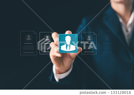 Modern HR technology is simplifying human resources management, enabling managers to check CV online and find the perfect employee through an efficient online system that supports business success. 133128018