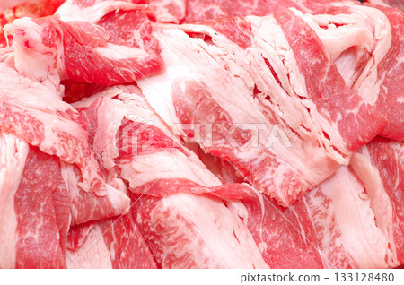 Wagyu cattle cutting off 133128480