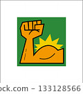 muscle icon 133128566