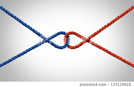 Two Ropes Pulling Two Ropes Pulling 133129928