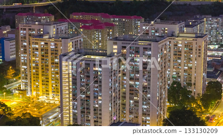 Colorful Facades of Choi Hung Estate Hong Kong Nov 1 2025 133130209