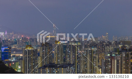 Night View Of Ping Shan Area Hong Kong Nov 1 2025 133130210