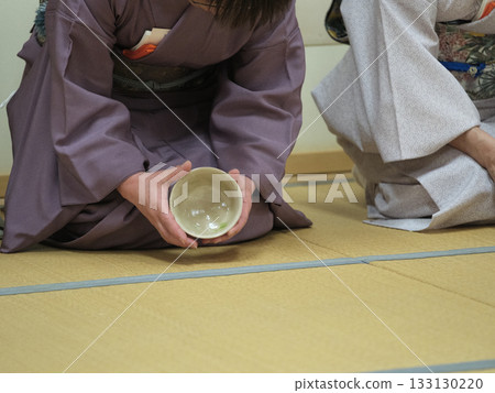 茶道中的茶碗觀賞場景－表千家 133130220