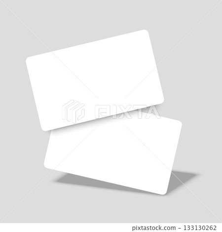 White business card icon in flat style. Blank template vector illustration on isolated background. Sticker, sheet, label, banner sign business concept. White business card icon in flat style. Blank template vector illustration on isolated background. Sticker, sheet, label, banner sign business concept. 133130262