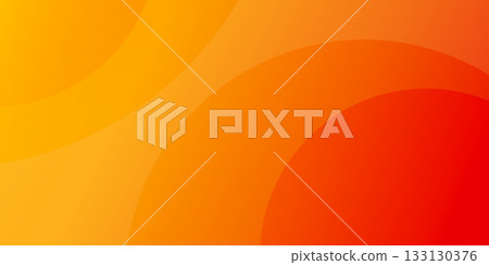 Abstract background with circle elements. Simple pink and yellow round art vector illustration. Wave layout banner business concept. 133130376